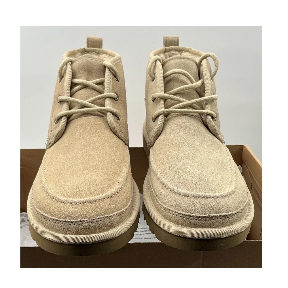 UGG Neumel Moc‎ Sand Suede Lace Up Chukka Boots 1121645 Mens 8